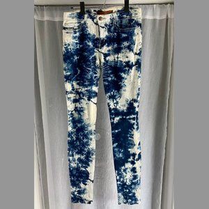 Joe's 'The Skinny' mid-rise bleached die dye skinny jeans, women's size 28